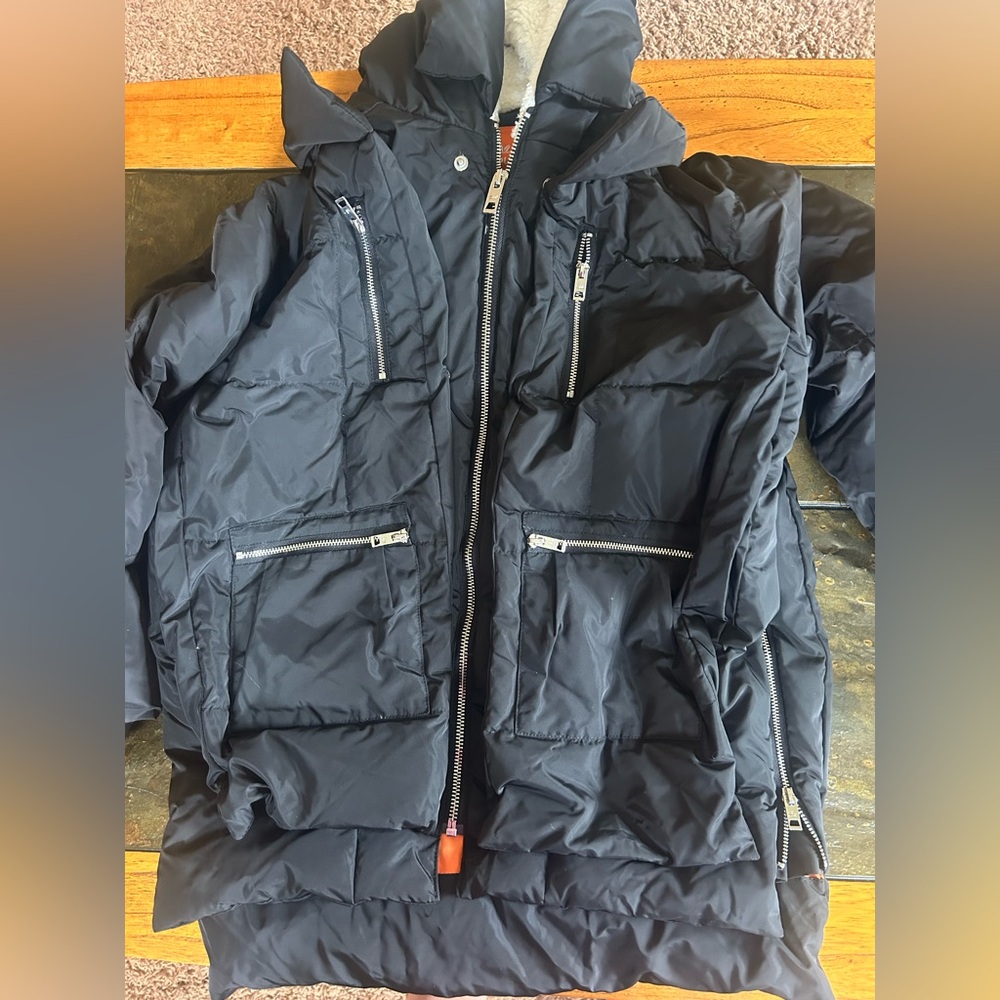 OROLAY  KIDS DOWN JACKET SIZE 10-11Y PARKA PUFFER W HOOD NEW W TAGS AND BAG